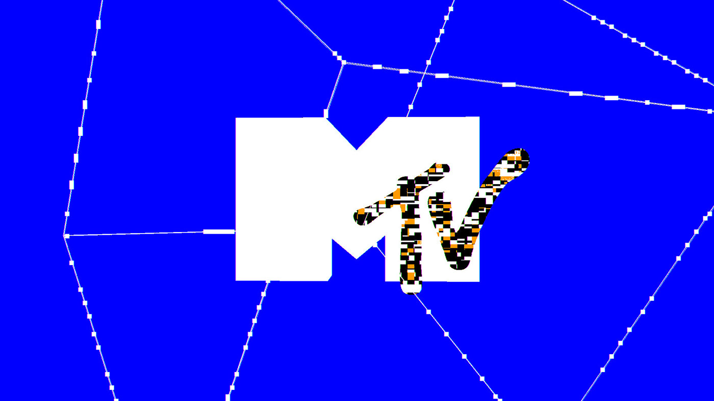 Mtv Ident digital future spider blender3d noise webpunk RGB pixels