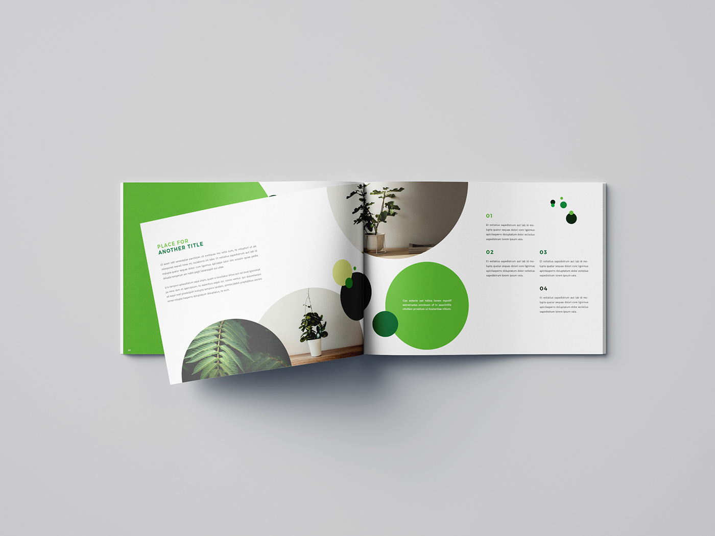 abstract branding  brochure ecologic editorial green minimal modern pattern