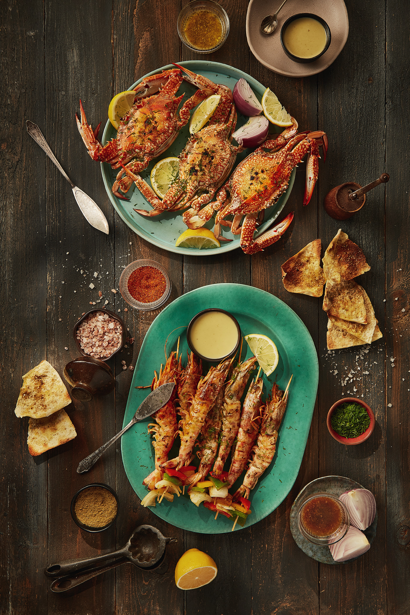seafood shrimp Advertising  crab fish food photography food styling menu restaurant oriental