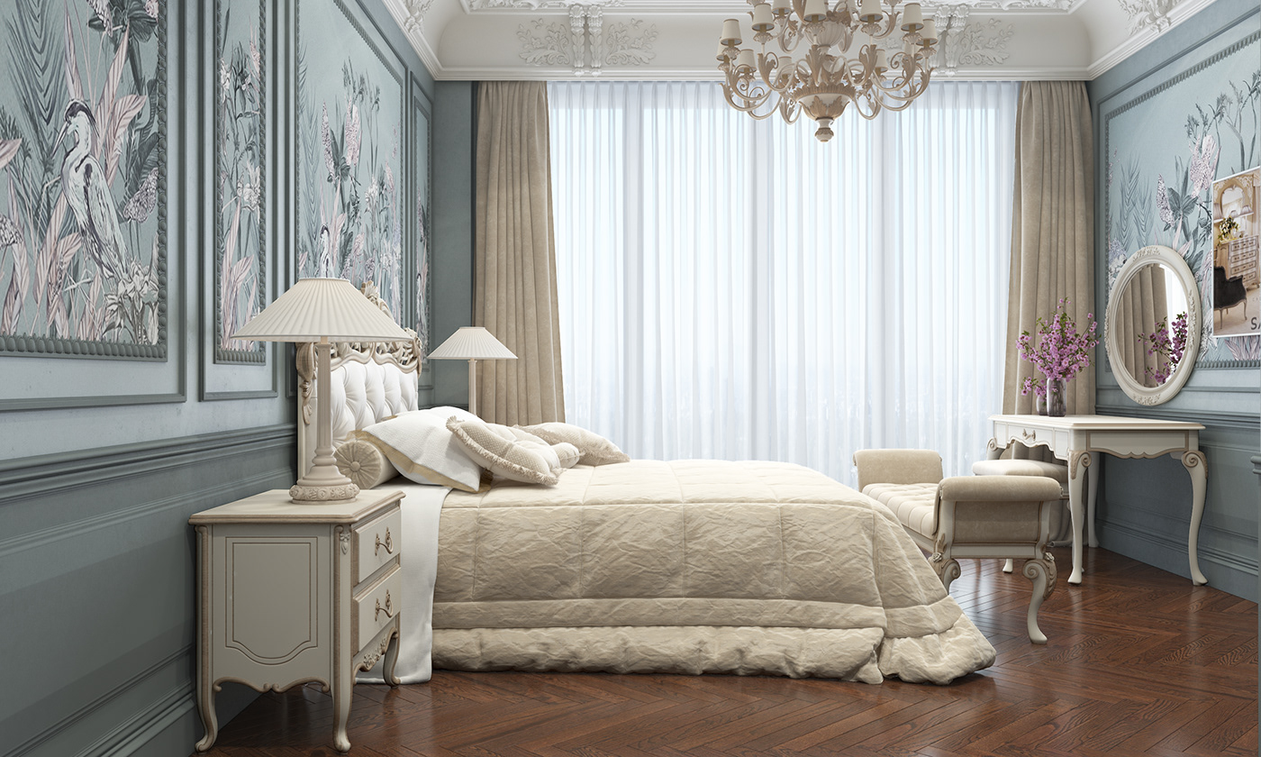 wallanddeco saviofirmino interiordesign bedroomdesign walldecor contemporary wallpaper baku Classic