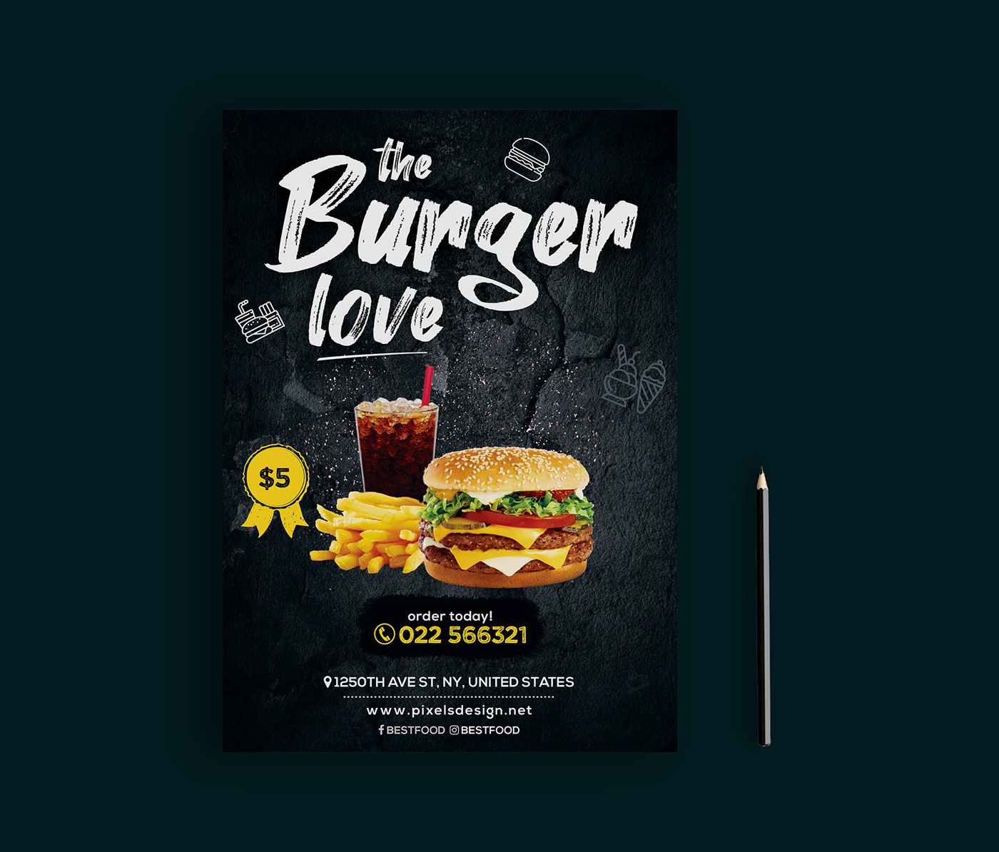 Brand Design brand identity Corporate Identity design Fast food flyer marketing   post restaurant visual identity