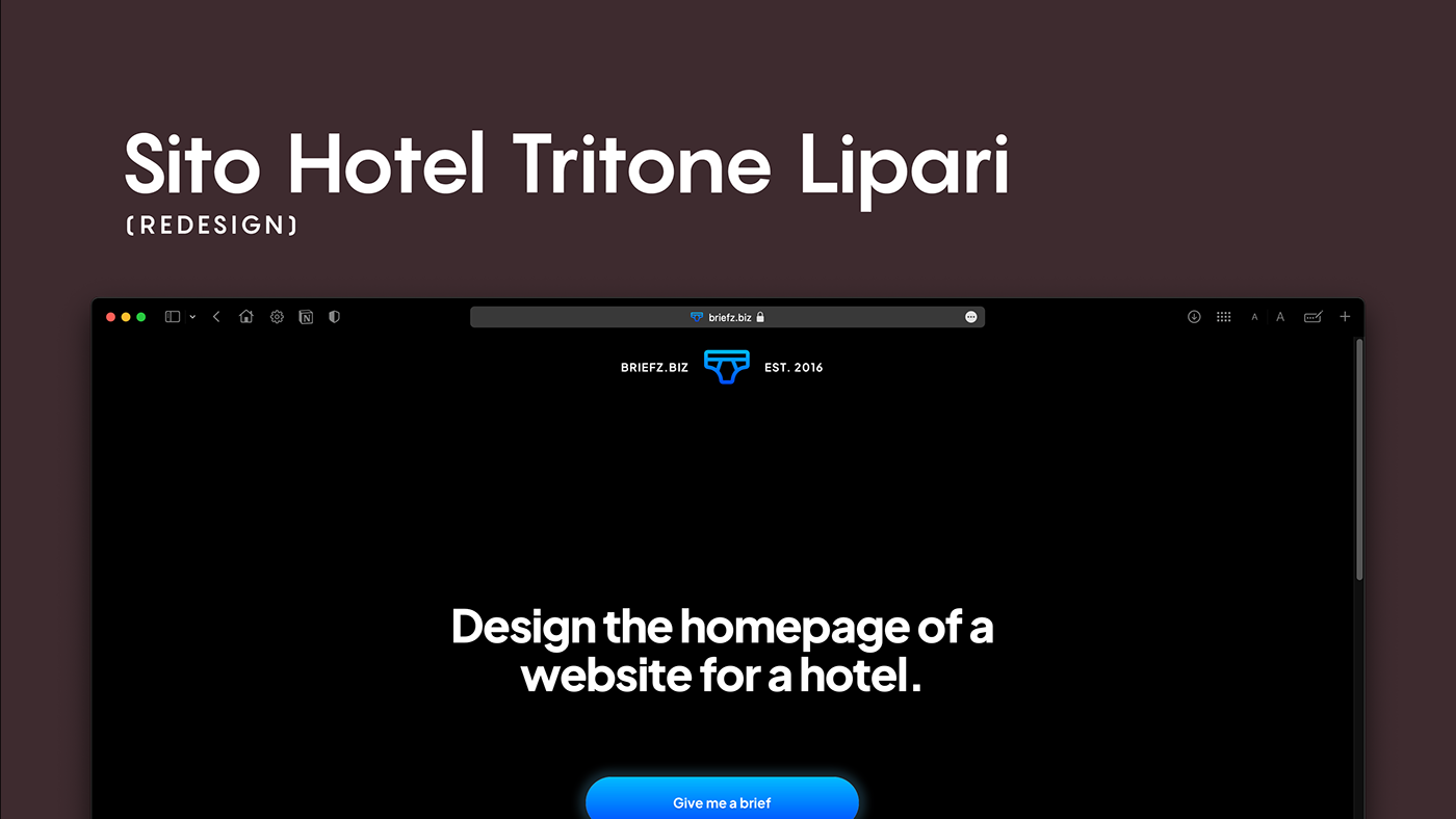 Aeolian Island Figma hotel isole eolie lipari sito web user interface UX design Website Website Design