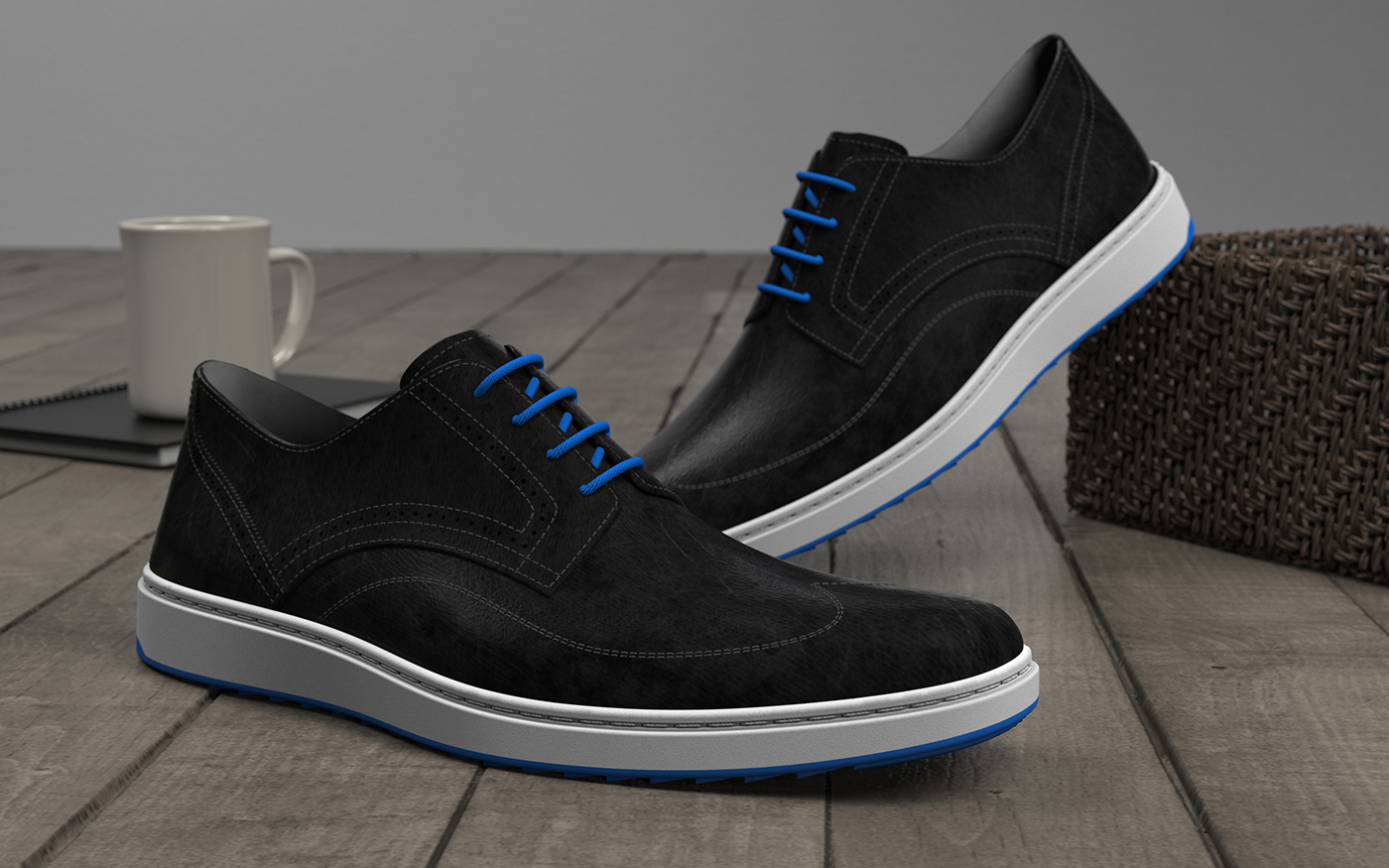 3D design development Fashion  footwear MADEINITALY rendering shoe sneakers Sustainability
