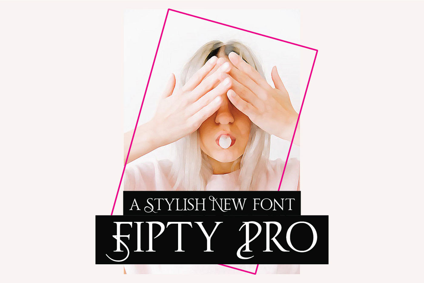 Fipty Pro Serif Font family font regular caligraphy clasic