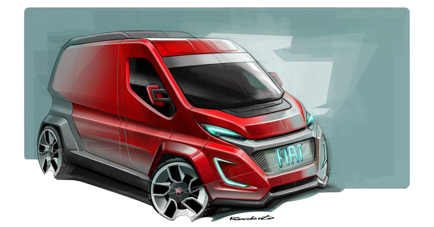 design car design car sketch official sketch fiat fiat professional ducato doblo