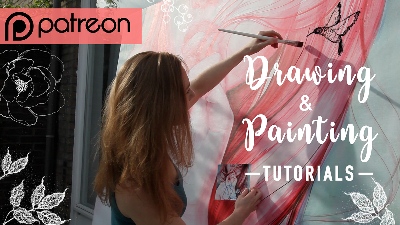 Drawing and painting tutorials on my new Patreon page! on Behance