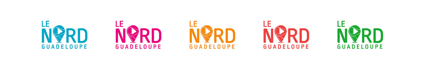 Guadeloupe identité visuelle logo nord guadeloupe