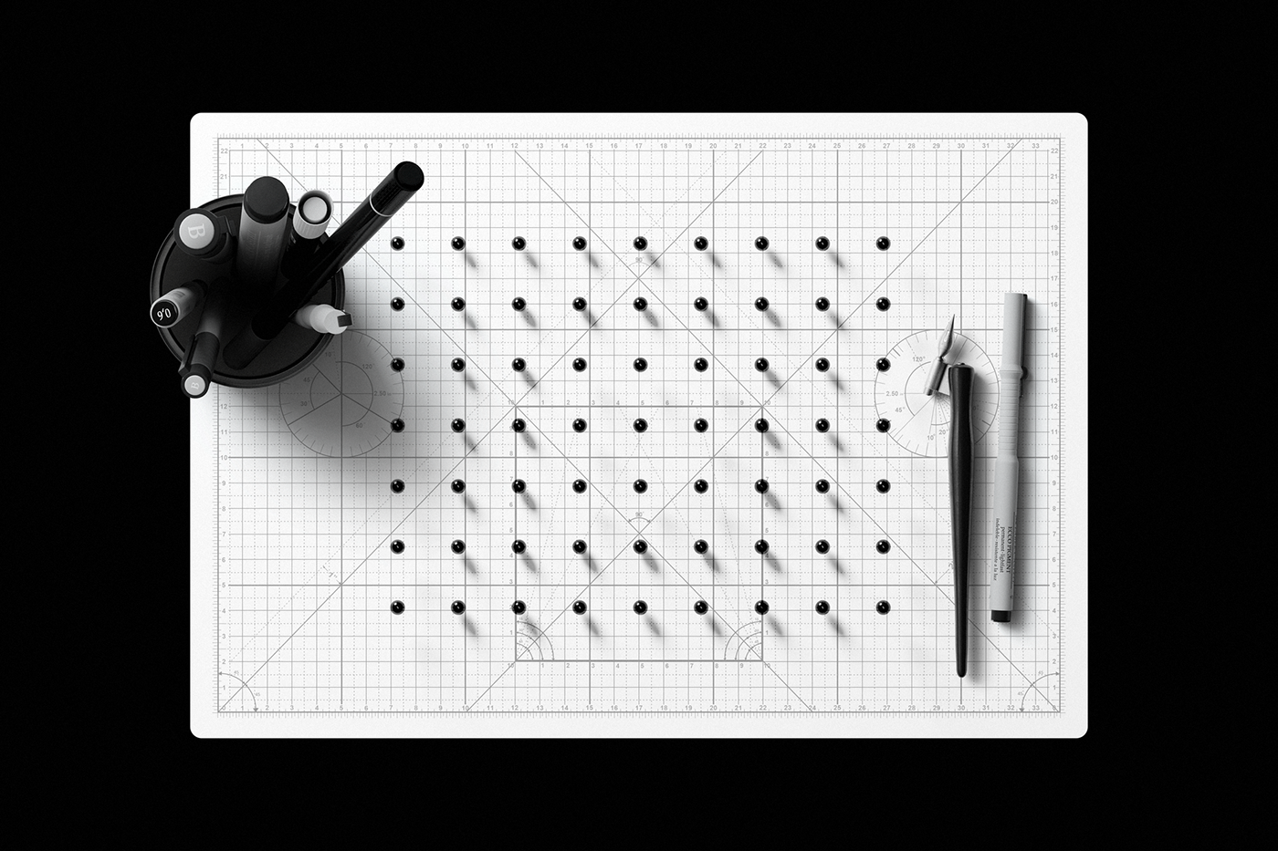 ink CoronaRender  motion aftereffects animation  Logotype graphic Illustrator black White