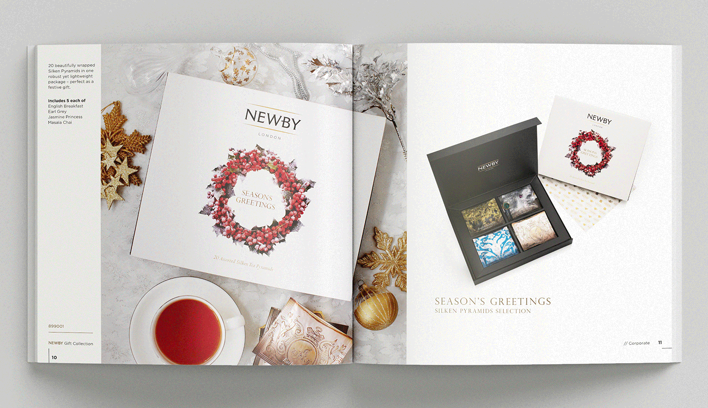 catalog Catalogue gift Hot Foil luxury Packaging tea UV Varnish