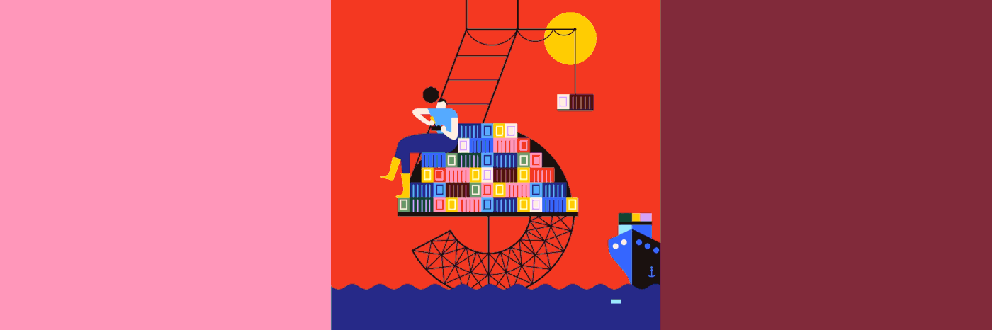 Character design  animation  loop building building blocks city colorful people geometric 36daysoftype