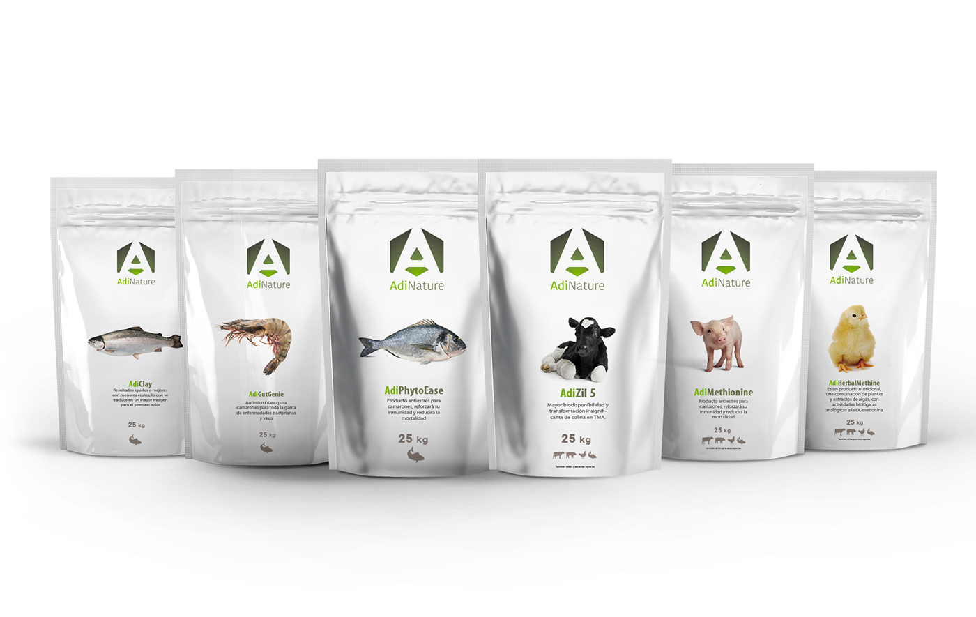 Pack Food  animal supplement animales nutricion bio diseno de paquetes comida logo