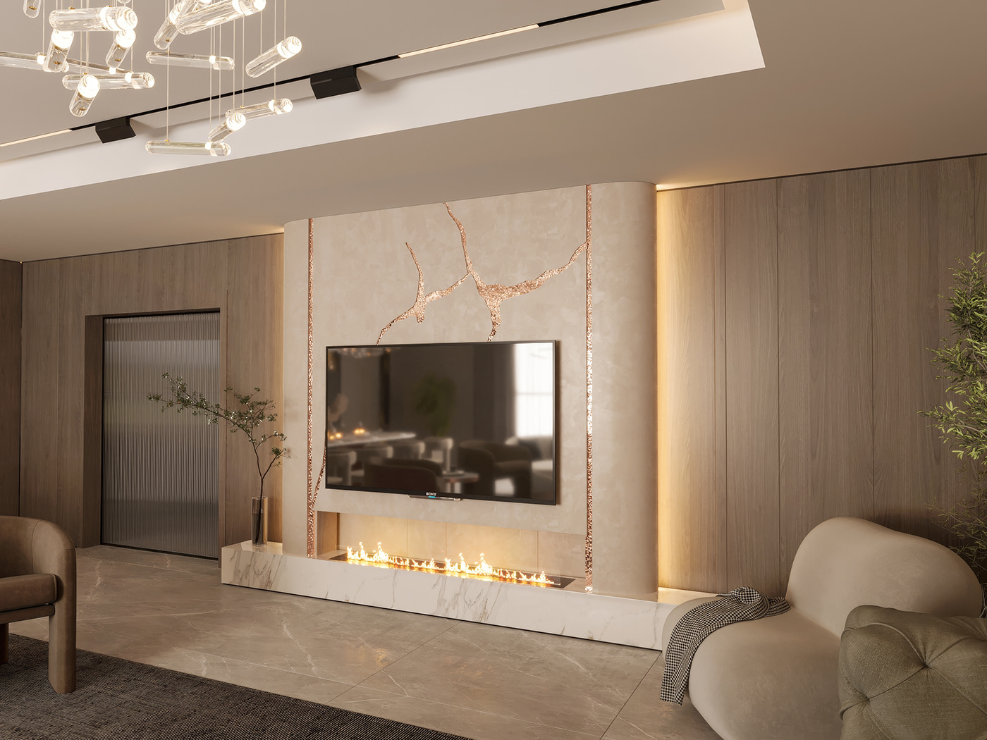 design 3ds max Render Luxury Design corona render  living room interior design  CGI Interior living room design