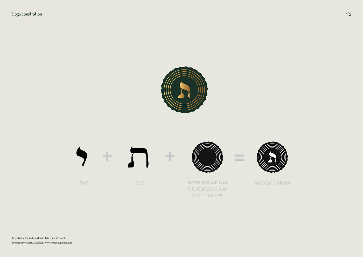brand identity Identity Design Logo Design logofolio visual identity Chabad Education jewish judaism yeshiva