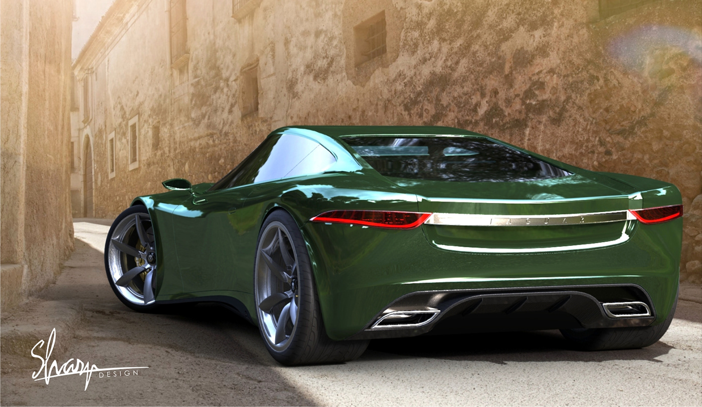 jaguar  Car concept car sports car  Rendering model automotive   modern  sustainable  green