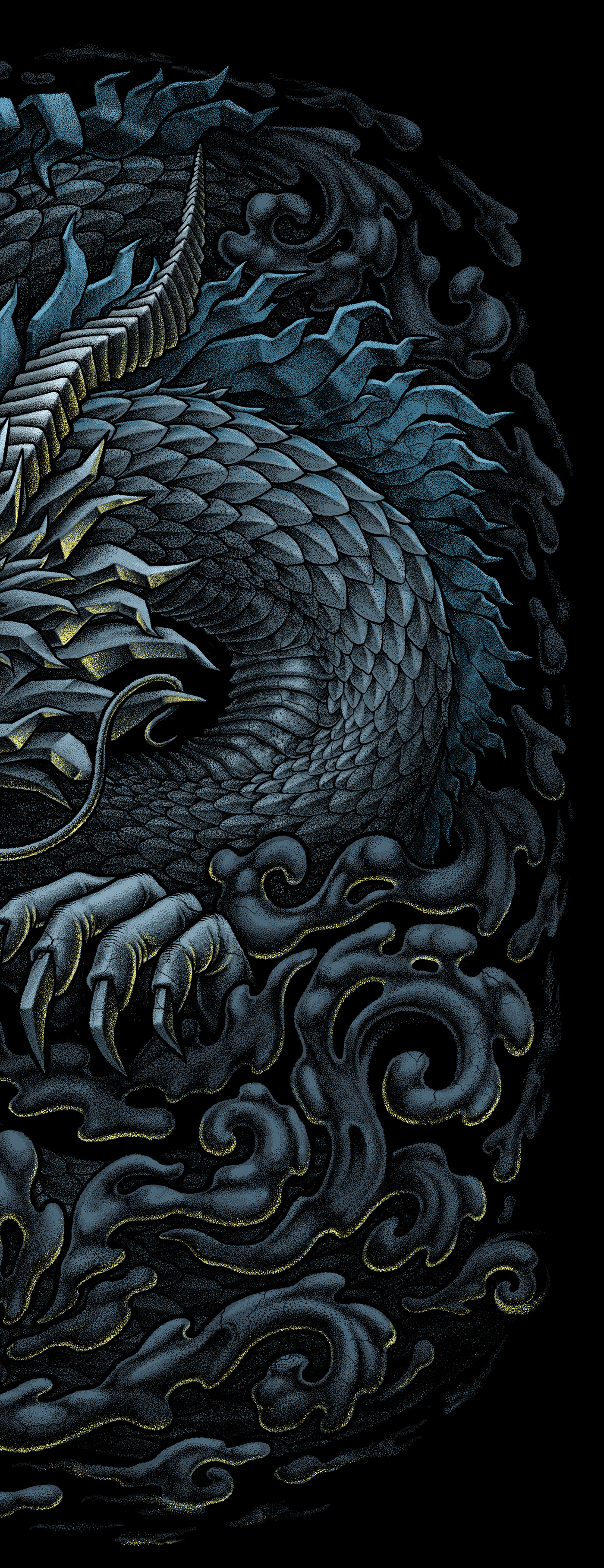 dragon print t-shirt Tshirt Design