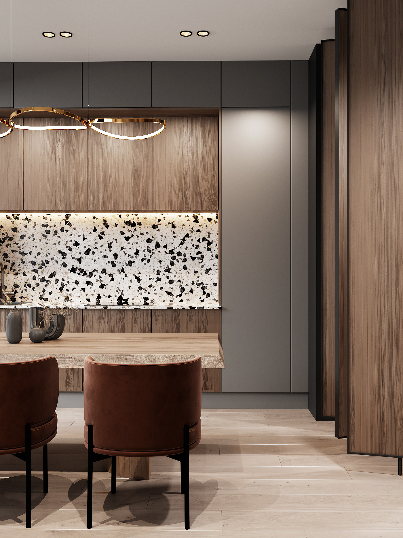 CGI hilight hilightdesign Interior kitchen livingroom modern