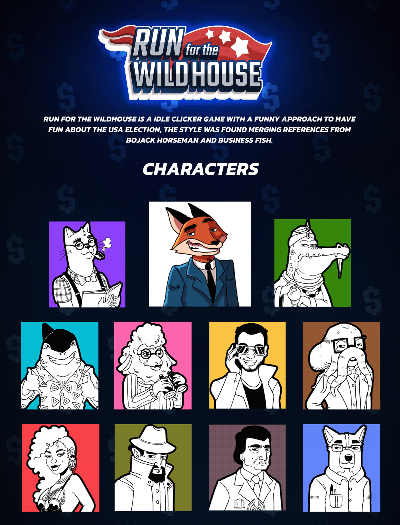 animation  Character design  game Game Development ILLUSTRATION  mobile spine Tapps games UI WILD HOUSE