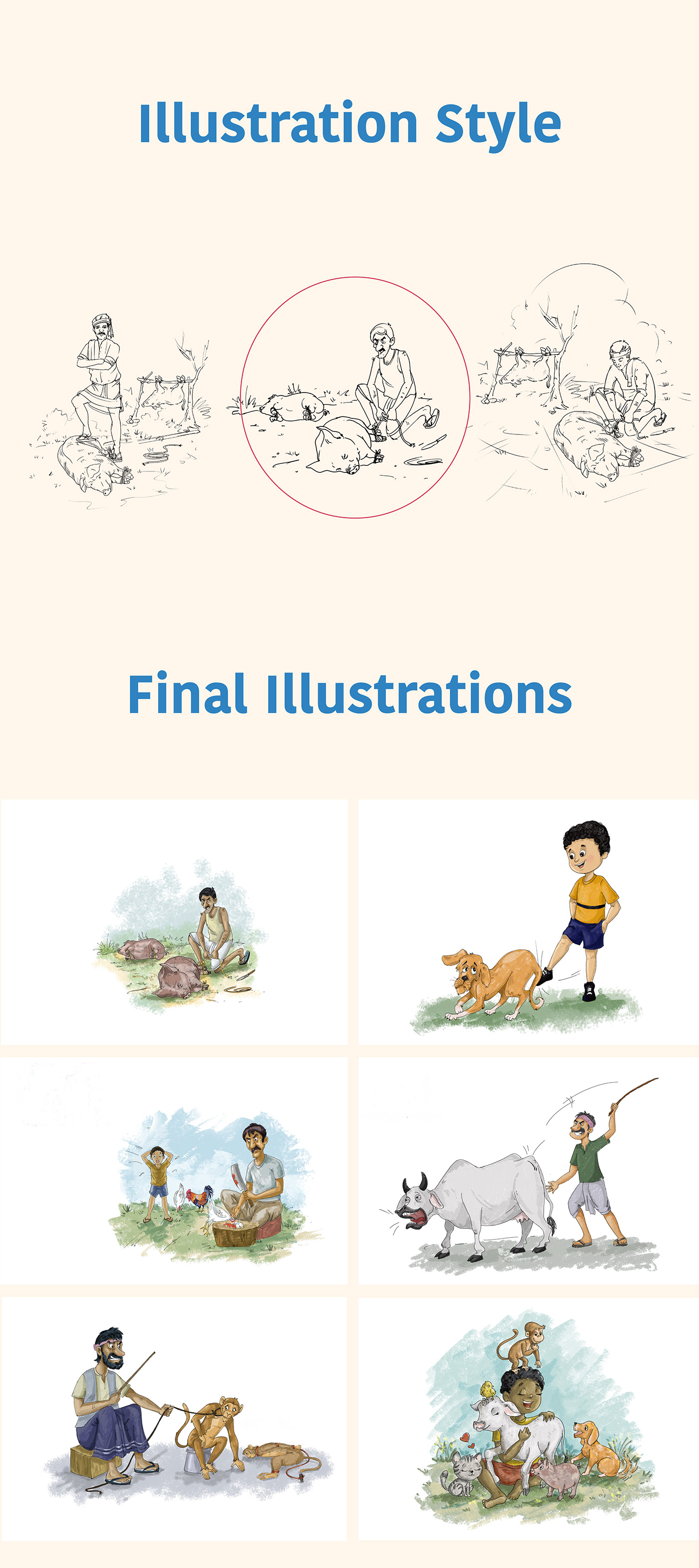 graphic design  publication ILLUSTRATION  Comic Illustration children illustration children's book children book Peta animal rights animal cruelty