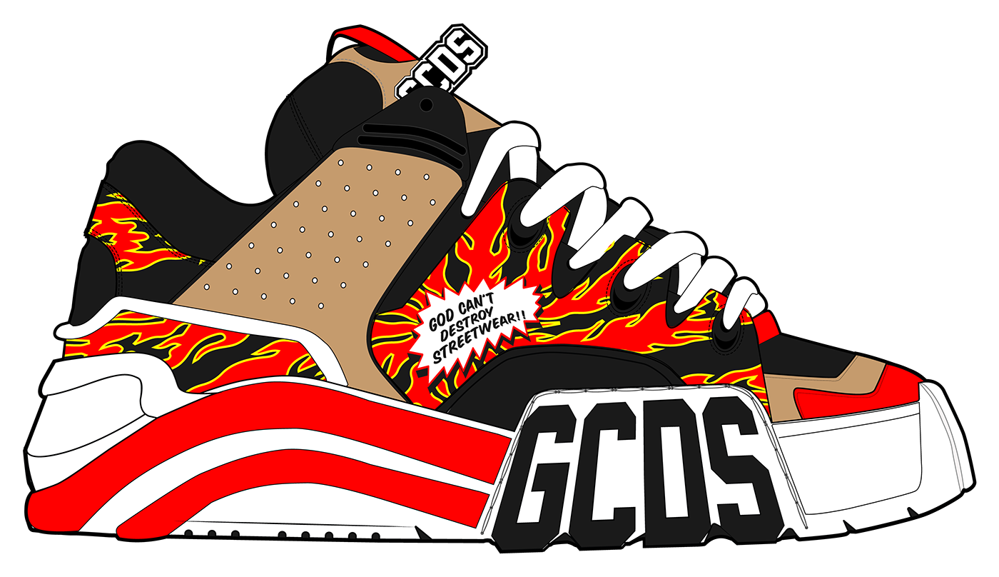 challenge contest gcds ILLUSTRATION  shoes vectorart