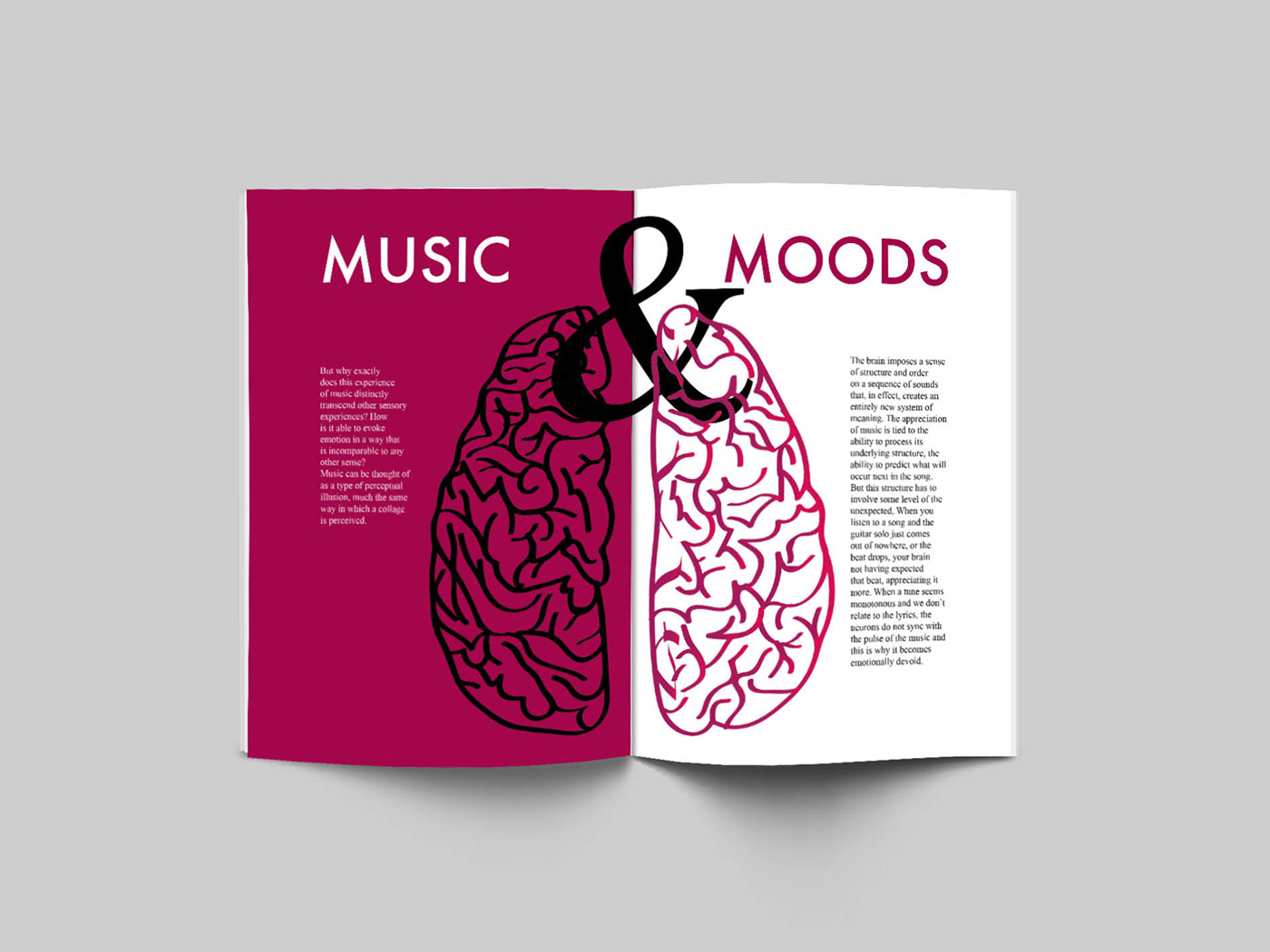 music sound vibrations ILLUSTRATION  writing  brainwaves Layout design publication