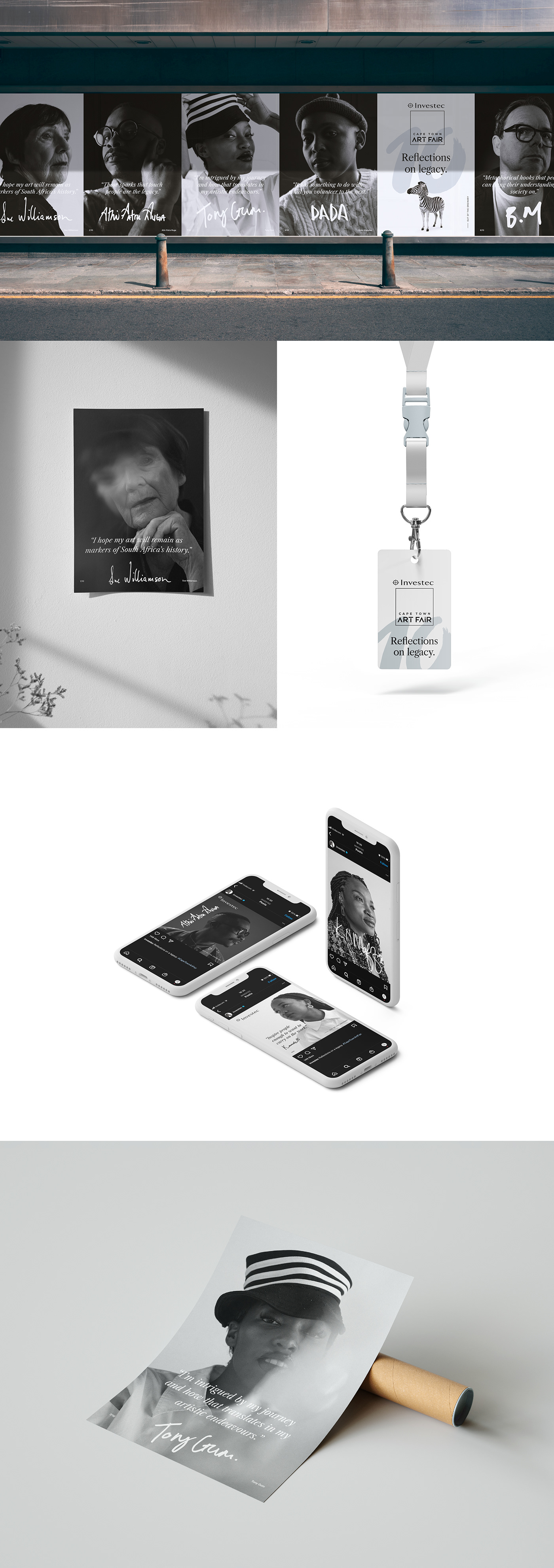 art direction  design campaign artist financial portrait Photography  Legacy black and white Advertising 