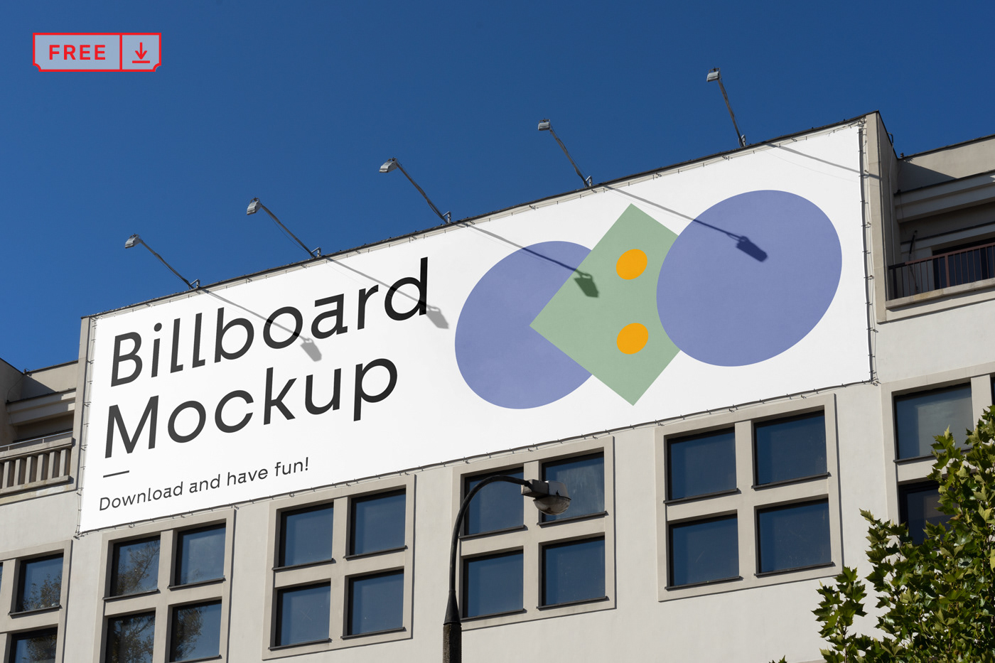 advert barand billboard branding  building design free Mockup Outdoor sign