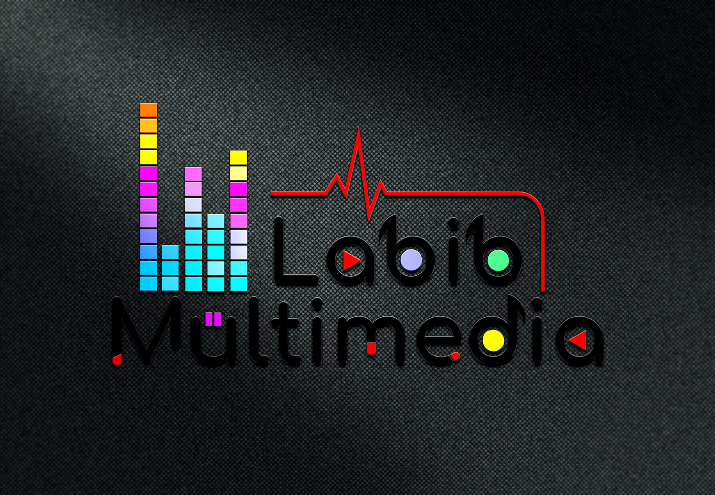 logo branding  Corporate Logo logo Mockup brand identity Multimedia  multimedia logo Colorful Logo typography   music logo