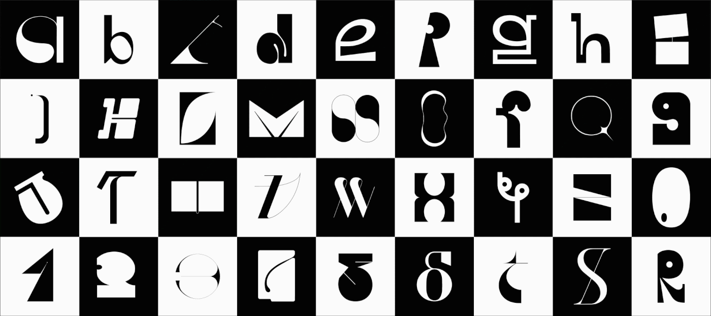 36 days challange type Typeface typography  