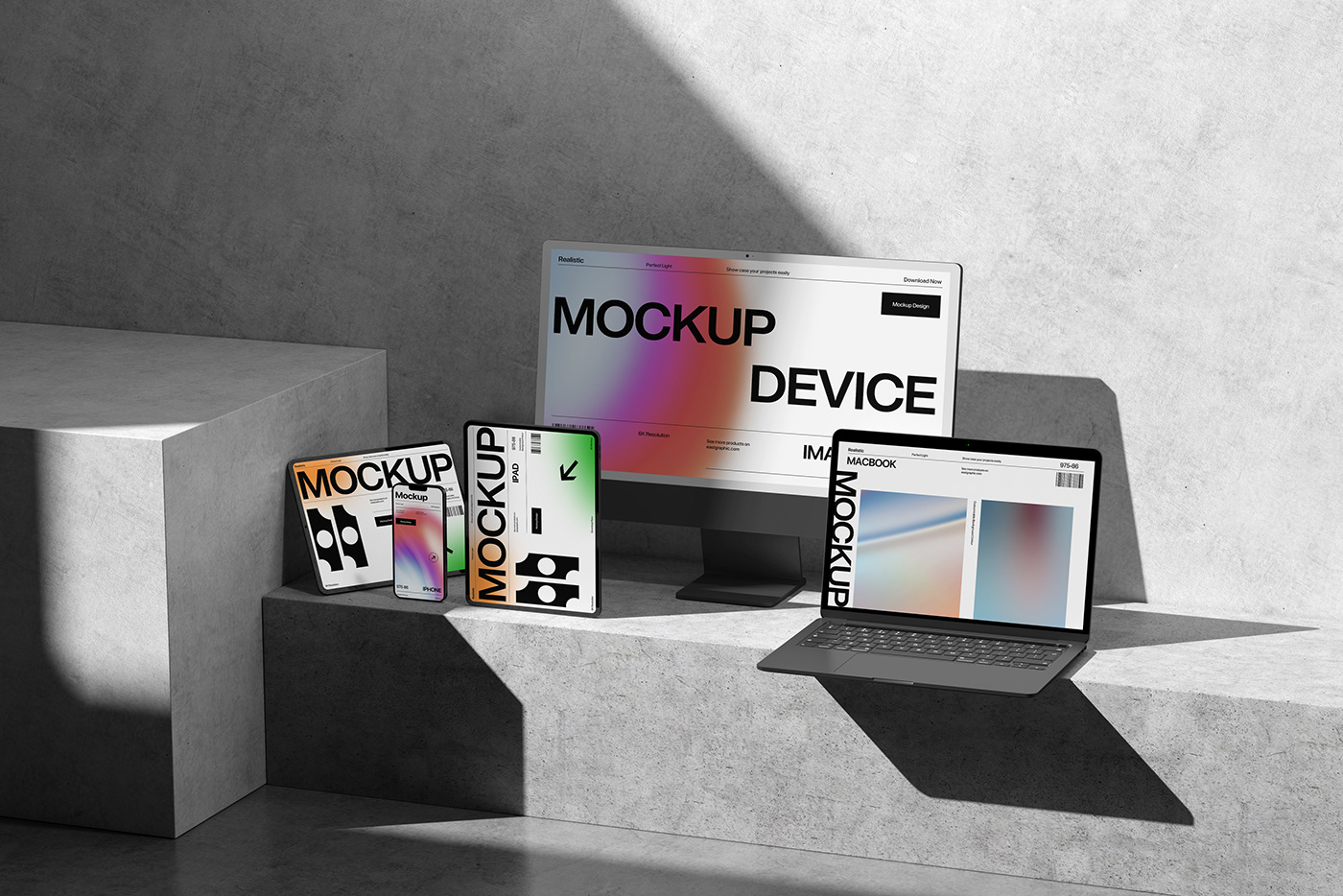 device Device Mockup free mockup  iMac iphone Mockup psd psd mockup template
