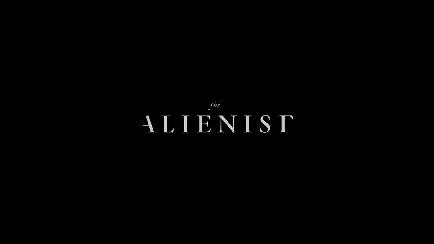 the alienist TNT Elastic key art adobe Photography  Poster Design photoshop typography   graphic design 