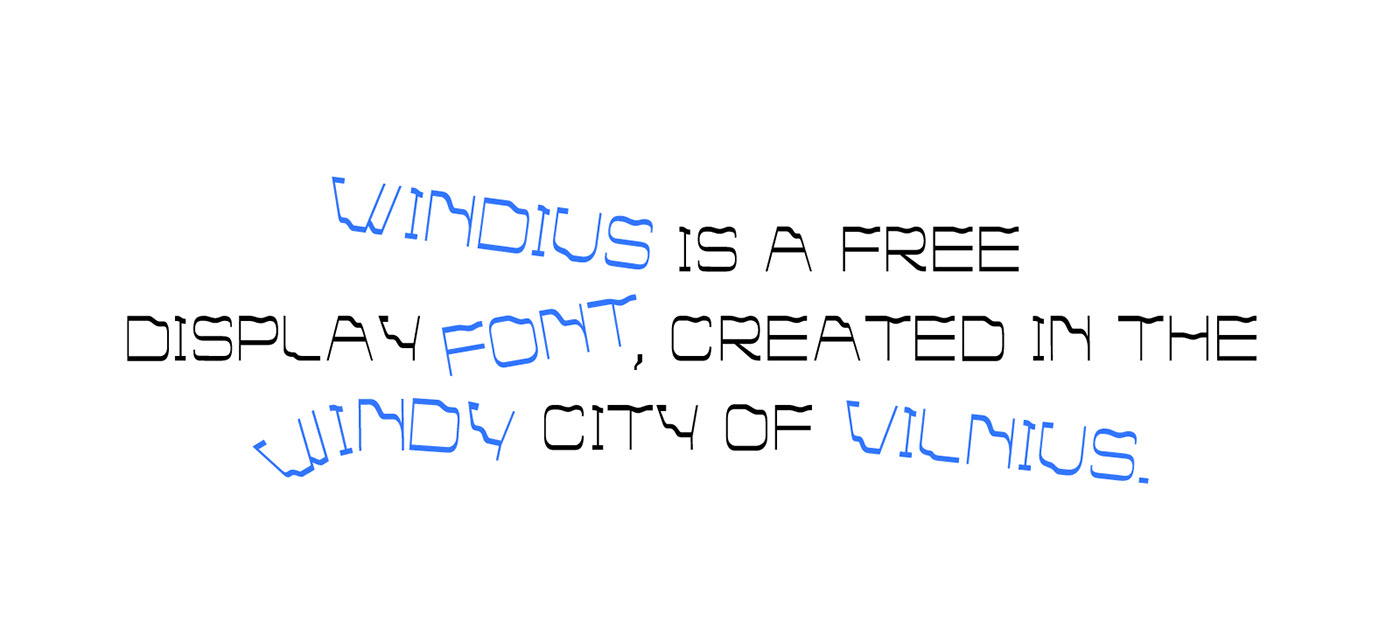font font design Free font free fonts glyphs type type design typography   VDA vilnius