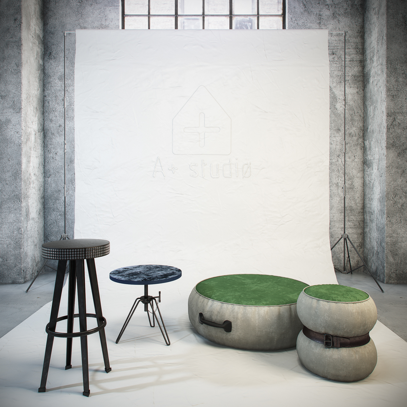 Diesel studio free 3d Models download furniture chair armchair pouf Moroso foscarini