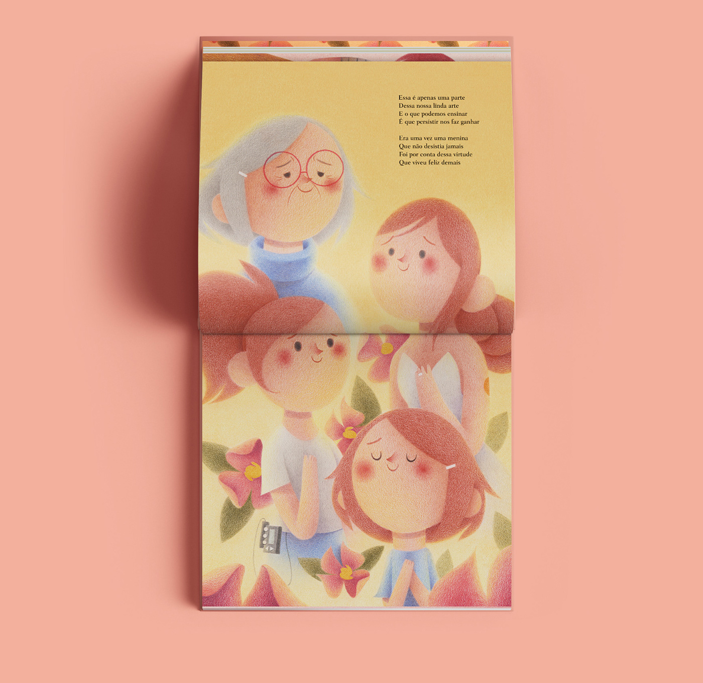 book design Character design  colored pencil ILLUSTRATION  kidlit Picture book soft pastel