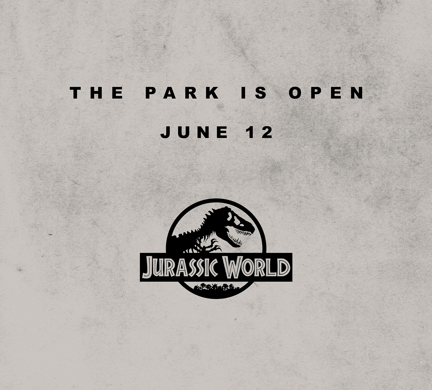 jurassic park Jurassic World movie poster jurassic world poster minimal poster 2015 poster Minimalism minimal movie poster cover design