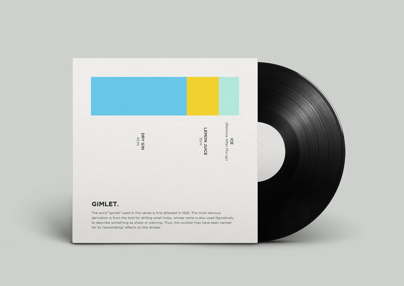LP cover vinyl record Practice gray