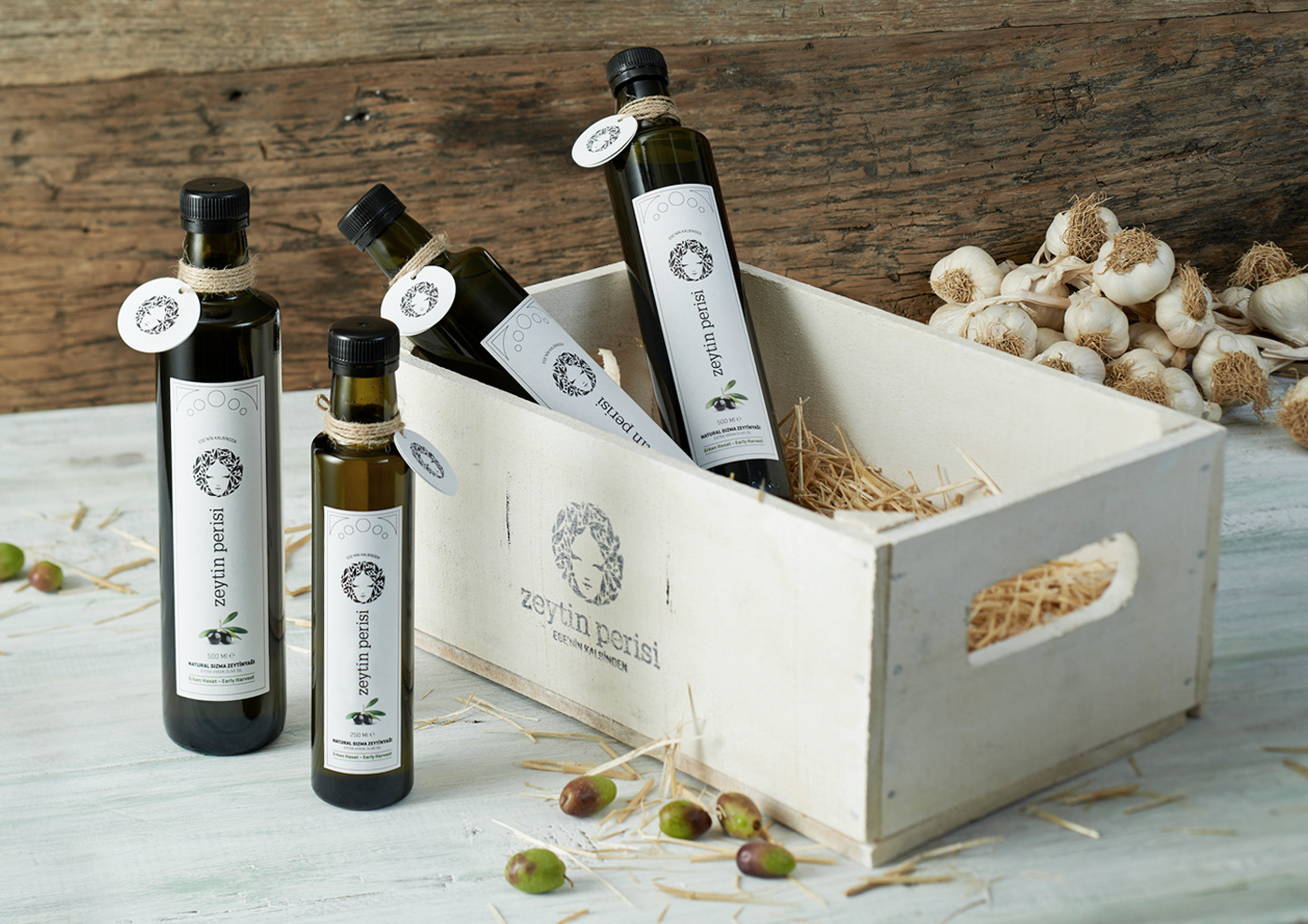 olive fairy zeytin perisi natural medusa soap bottle jar oil wood istanbul Turkey corporate identity logo