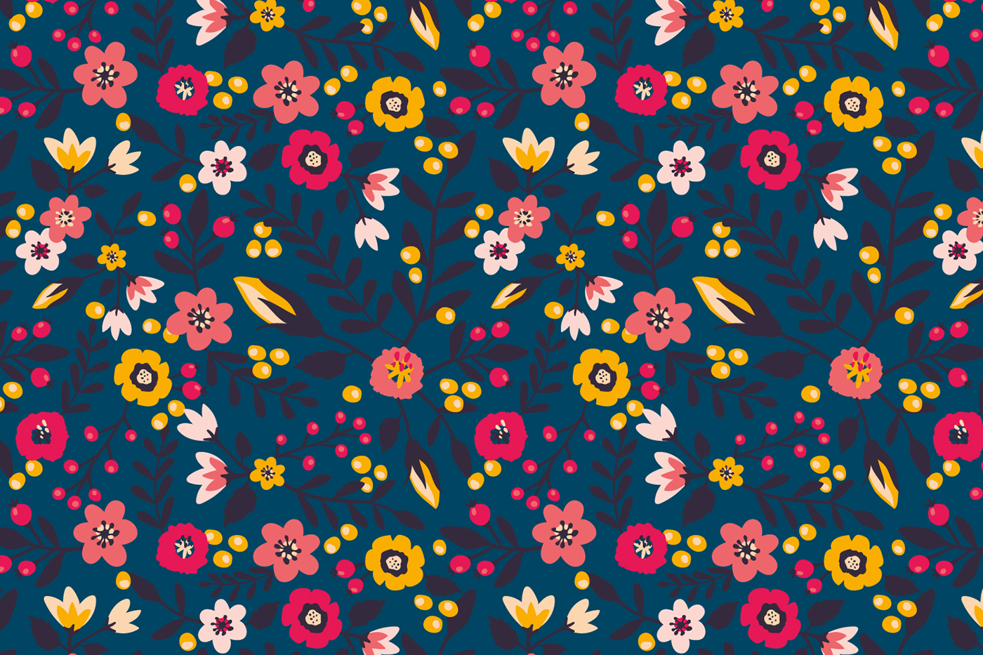floral Flowers pattern vector