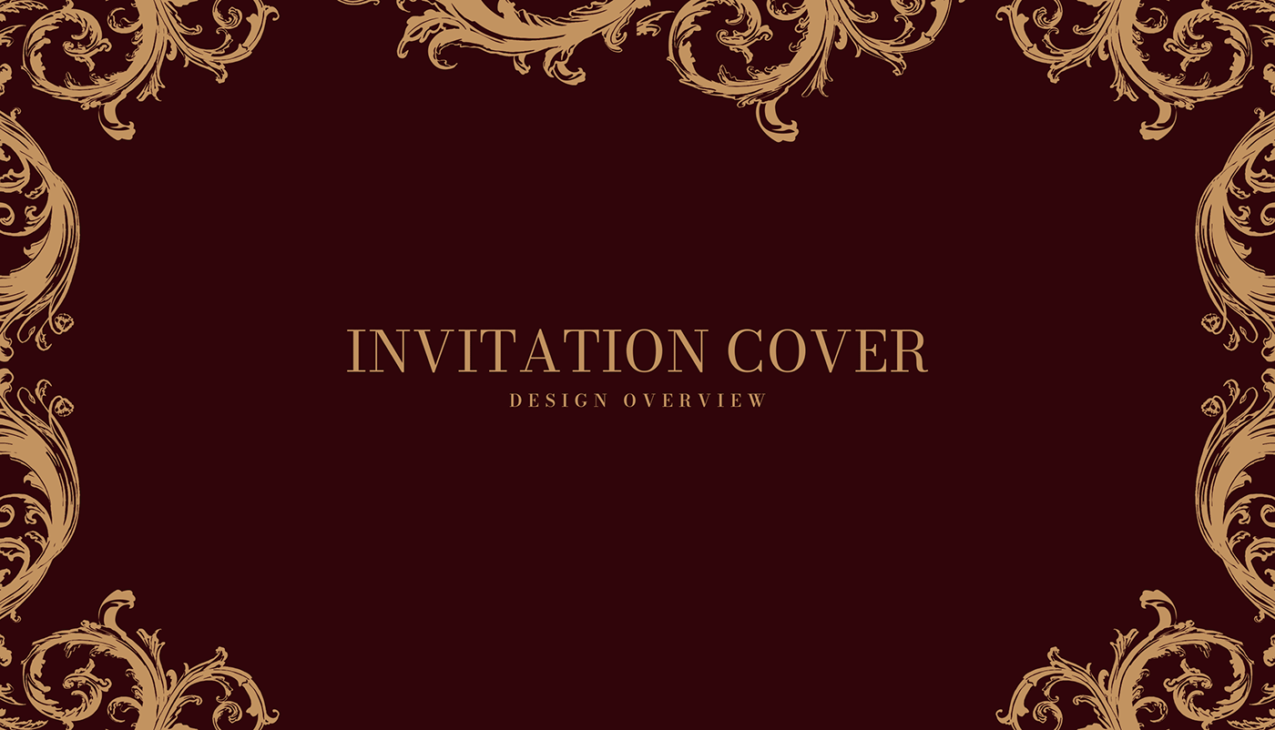 wedding Invitation Luxury Design monogram brand identity gold ROSEGOLD