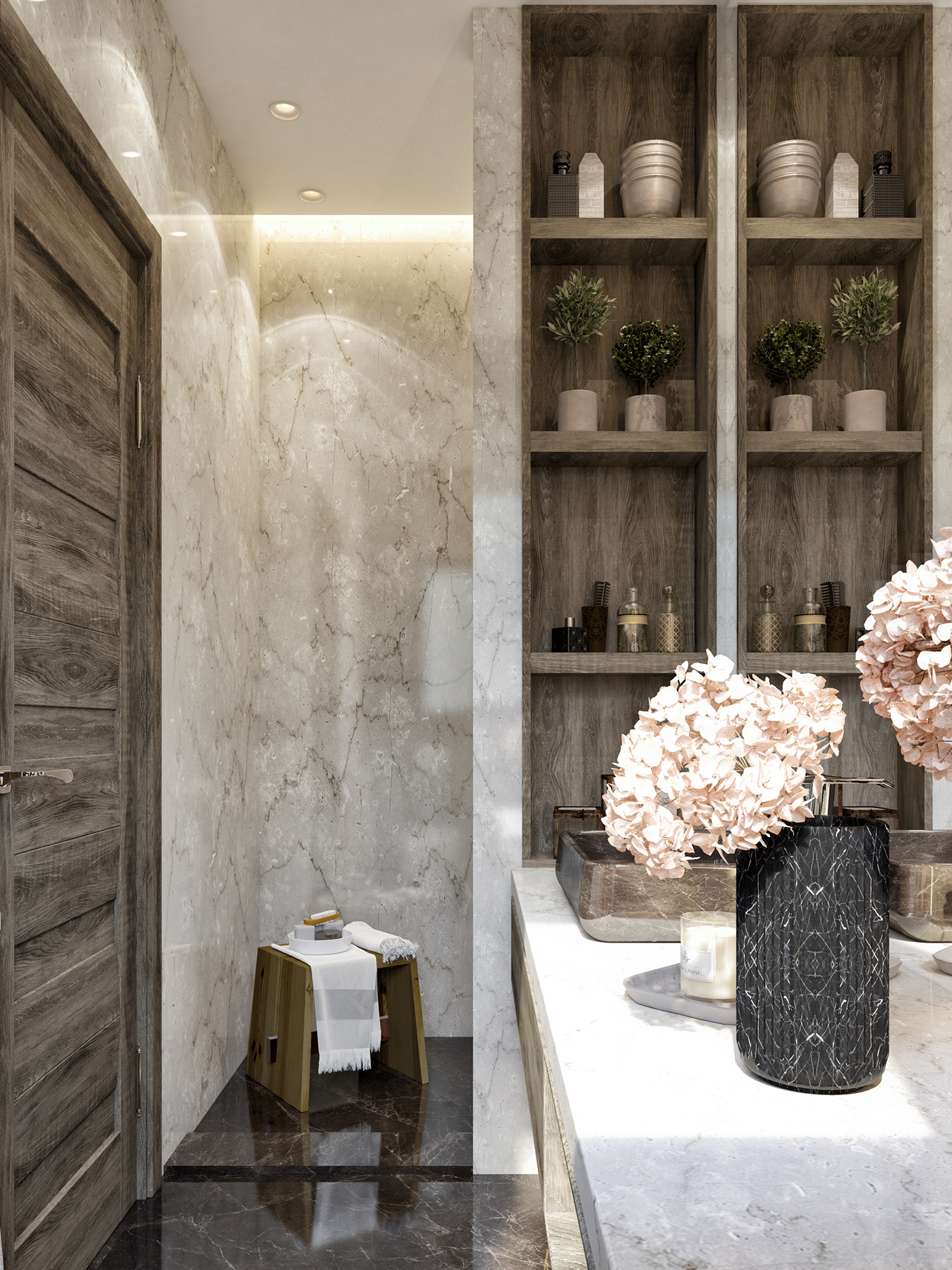 3dsmax architecture art bathroom design Engineering  furniture design  interiordesign Marble wood