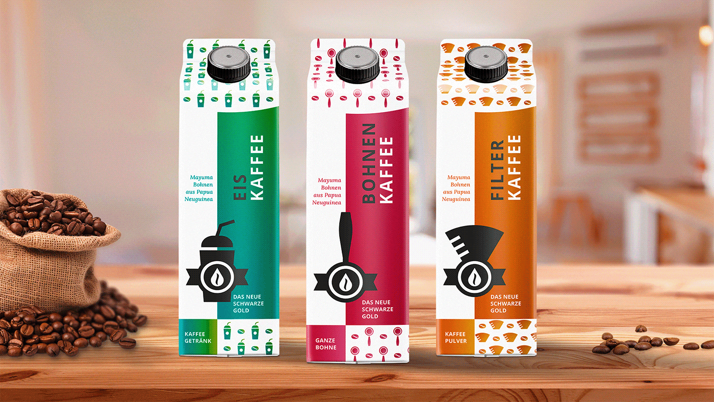art direction  food and beverage branding  Packaging verpackungsdesign productdesign Kaffee Coffee gable carton strategie