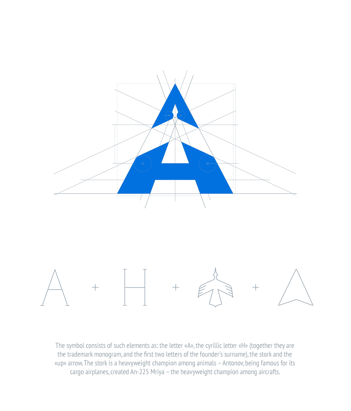 Web Aircraft antonov ua branding  logo SKY