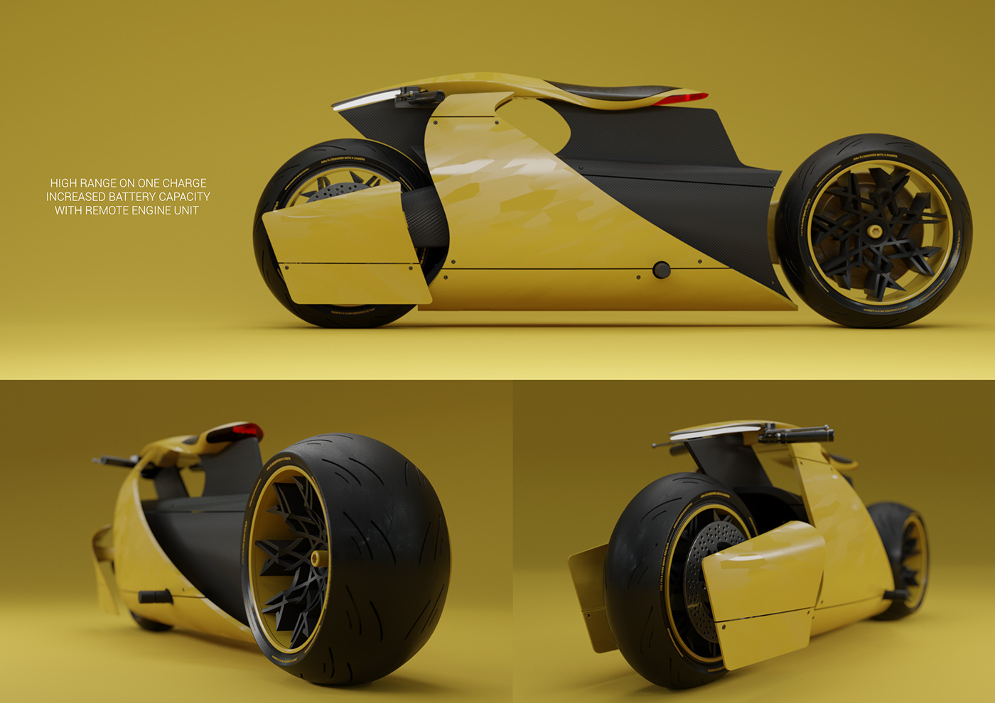 3D Bike concept design electricmotorcycle industrial design  motorbike motorcycle prototype transportation