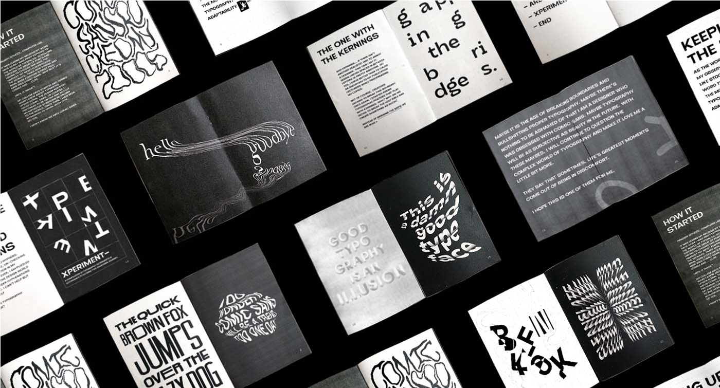 design editorial font graphic design  publication type design Typeface typography   Zine  Zine Design
