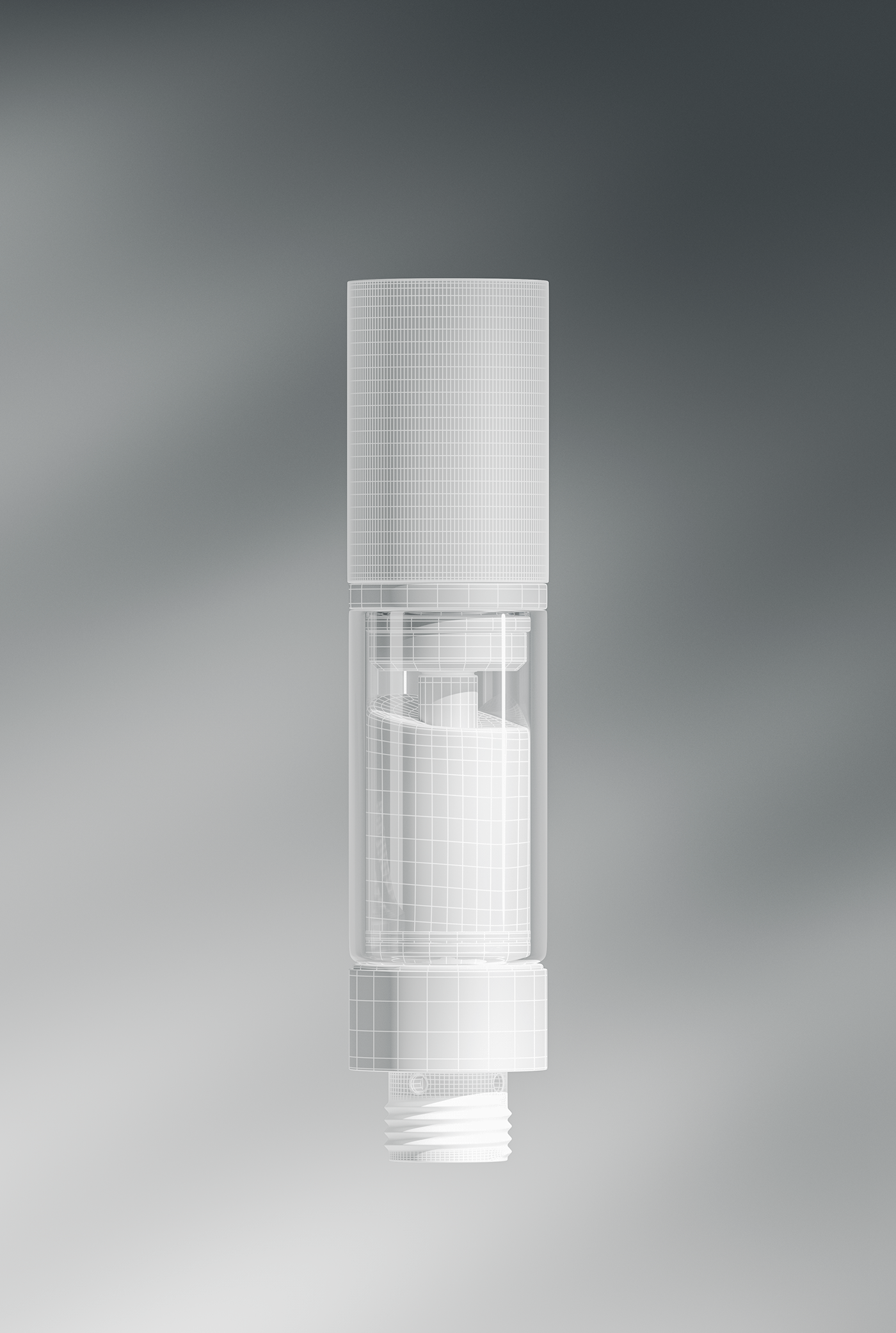 3d modeling Autodesk CGI industrial design  inhaler Maya product design  Product Rendering redshift substance