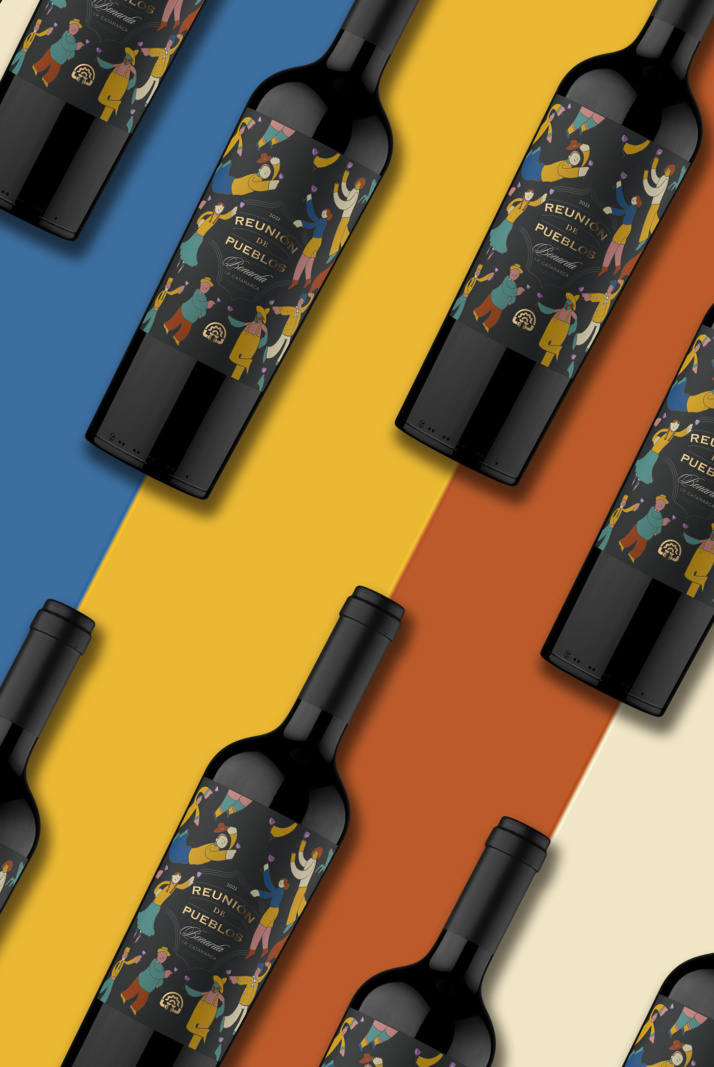 catamarca reunion de pueblos wine packaging design