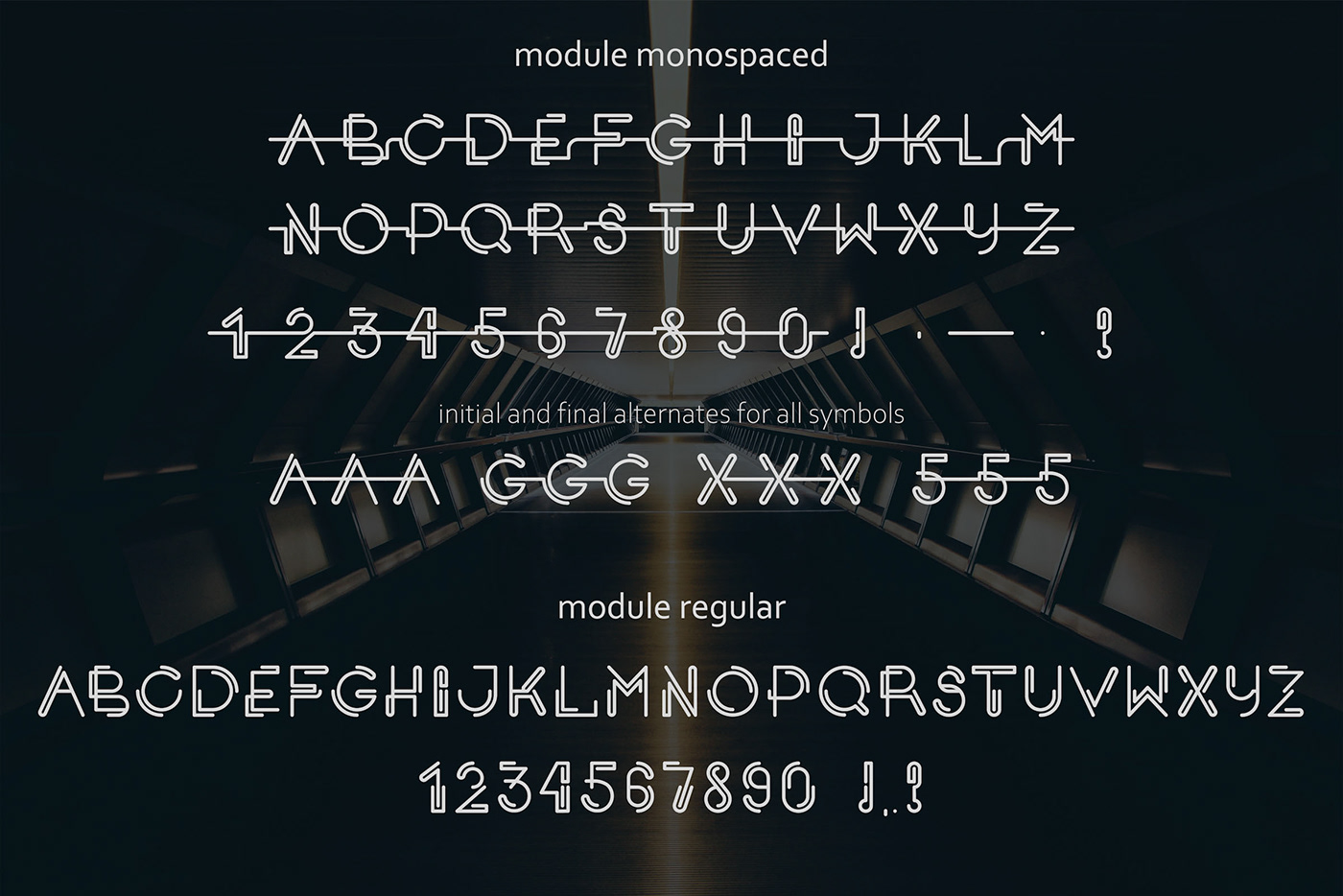 branding  creative market display font font futuristic logo font modern monoline monospaced font