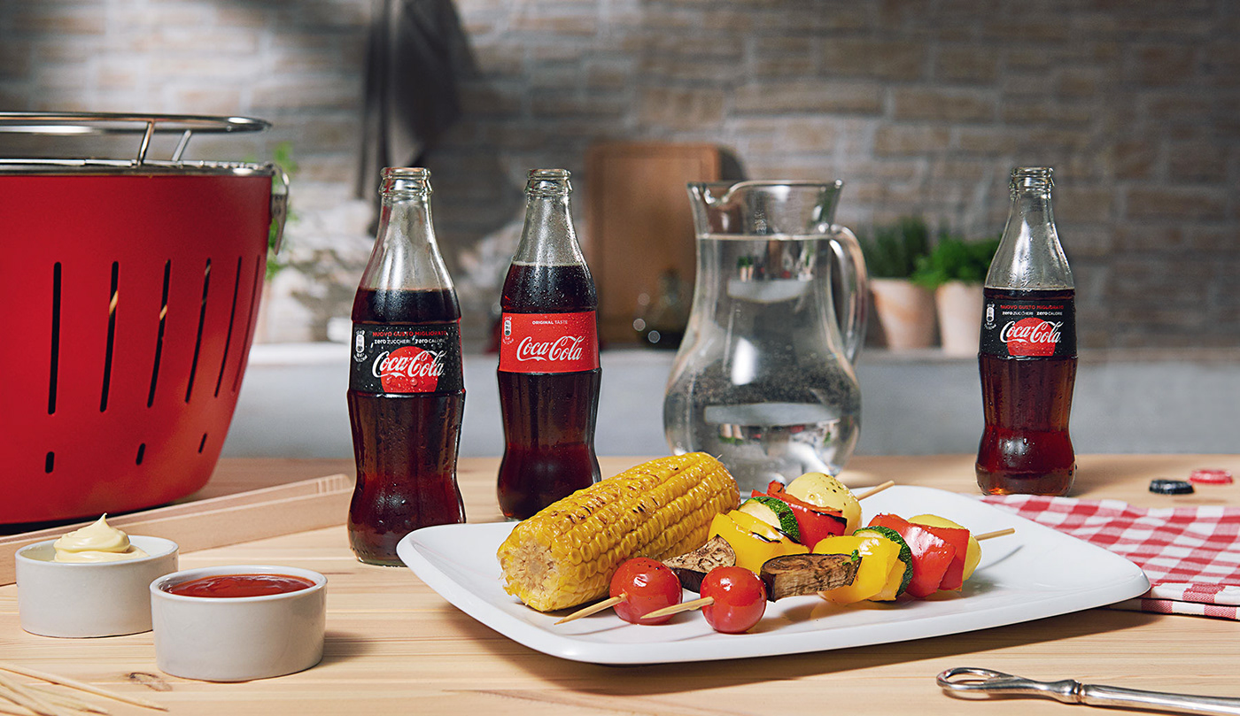 Advertising  art direction  Coca Cola food photography food styling Prop Styling recipe set design  still life photography video