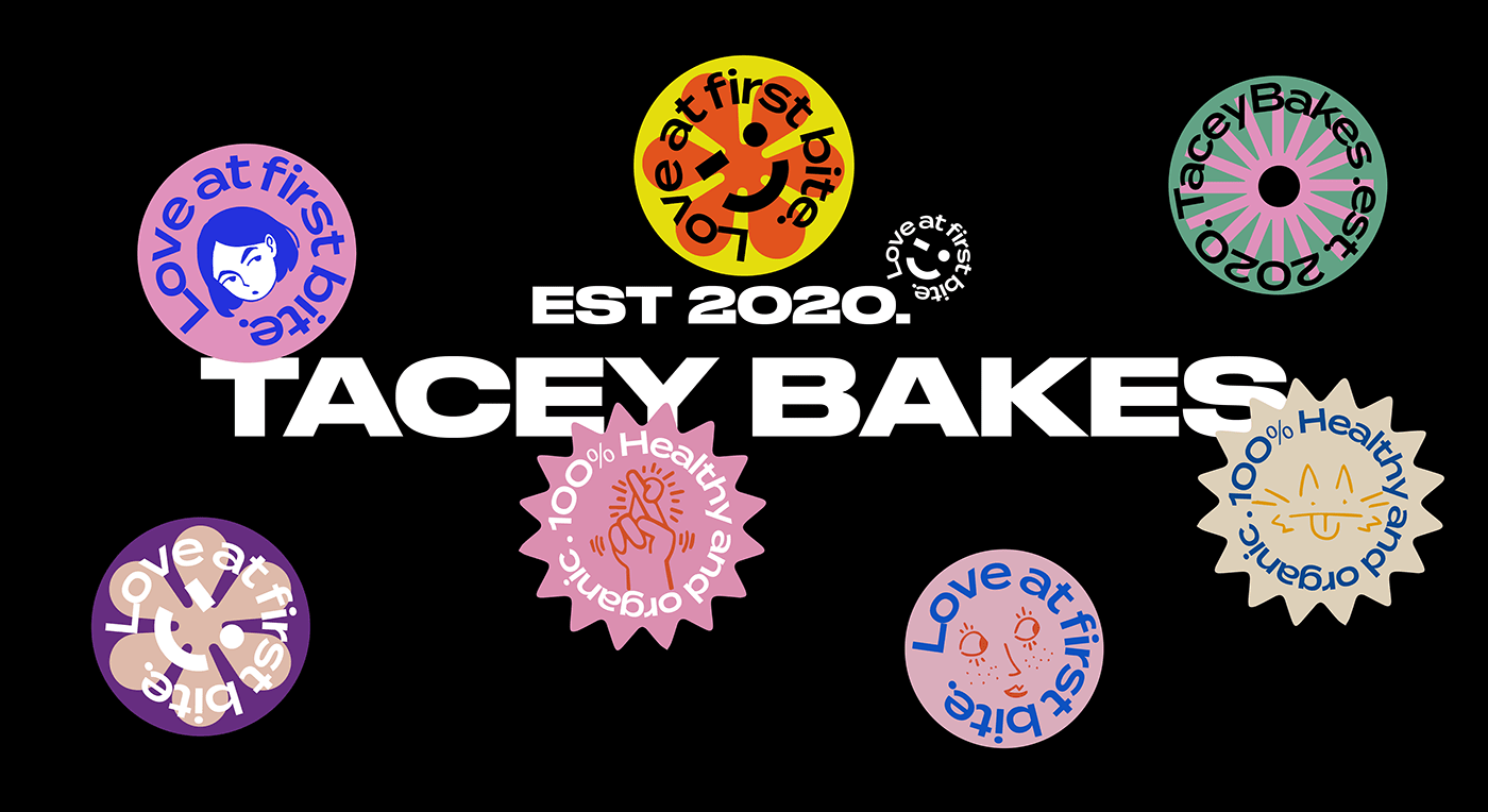 bakery branding brand identity visual identity graphic design  Patisserie stickers design adobe illustrator Logo Design