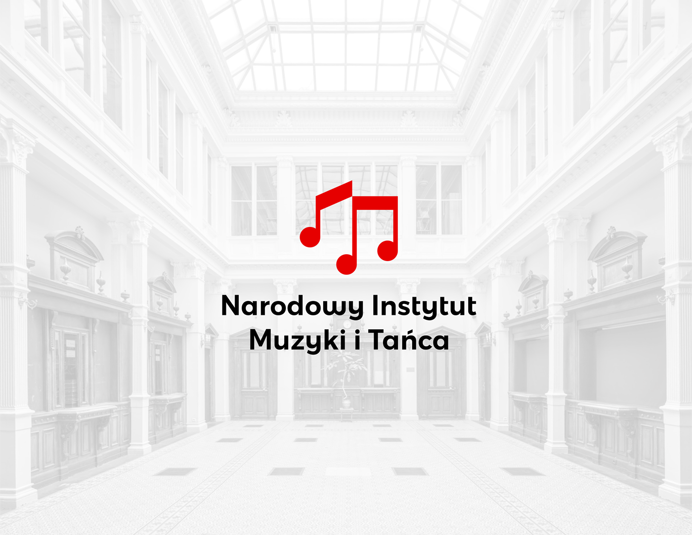 identyfikacja instytut logo muzyka narodowy nimit plakat taniec