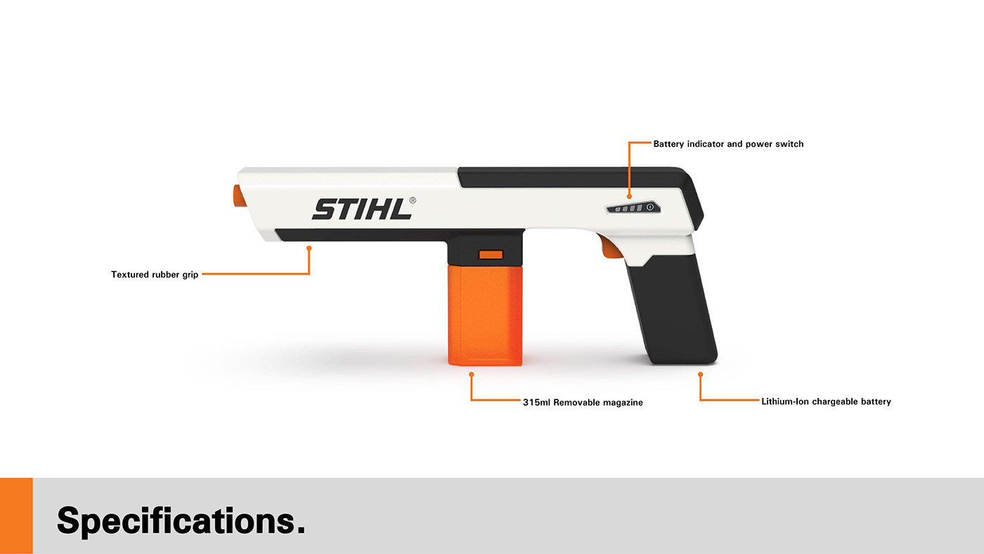 Stihl watergun howest advanced sufacing product design 